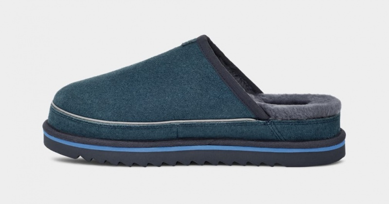 Ugg Scuff Cali Wave Men's Moccasins Blue | NYFSDLT-38