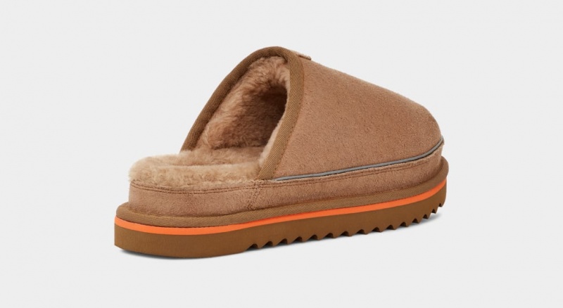 Ugg Scuff Cali Wave Men's Slippers Brown / Orange | TAINYQD-25