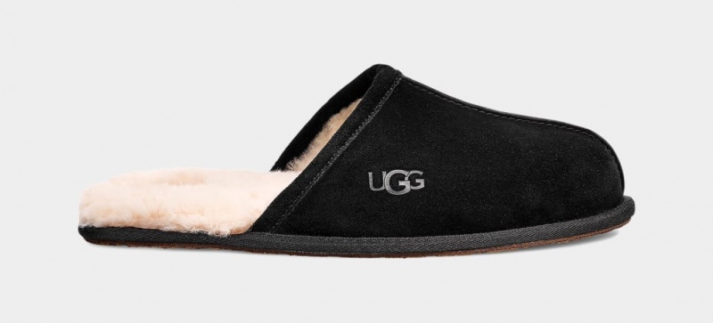 Ugg Scuff Men\'s Slippers Black | IQGRNCM-37