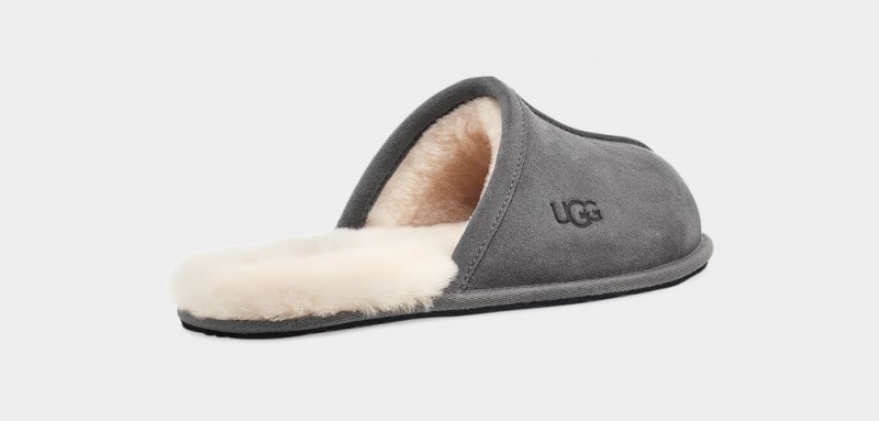 Ugg Scuff Men's Slippers Dark Grey | WVOLUDH-26