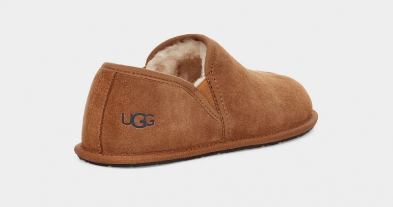 Ugg Scuff Romeo II Men's Moccasins Brown | OYXLRVT-95