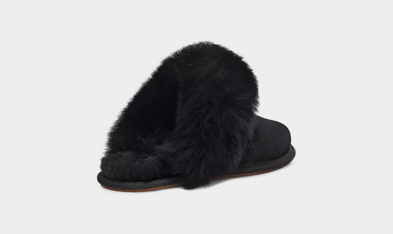 Ugg Scuff Sis Women's Slippers Black | KEFNZQR-14