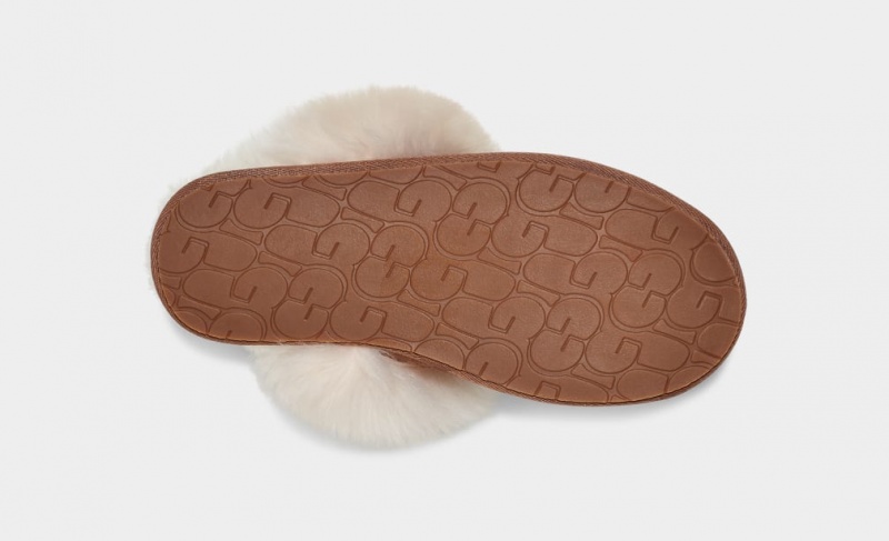 Ugg Scuff Sis Women's Slippers Brown | VEXZLDG-81