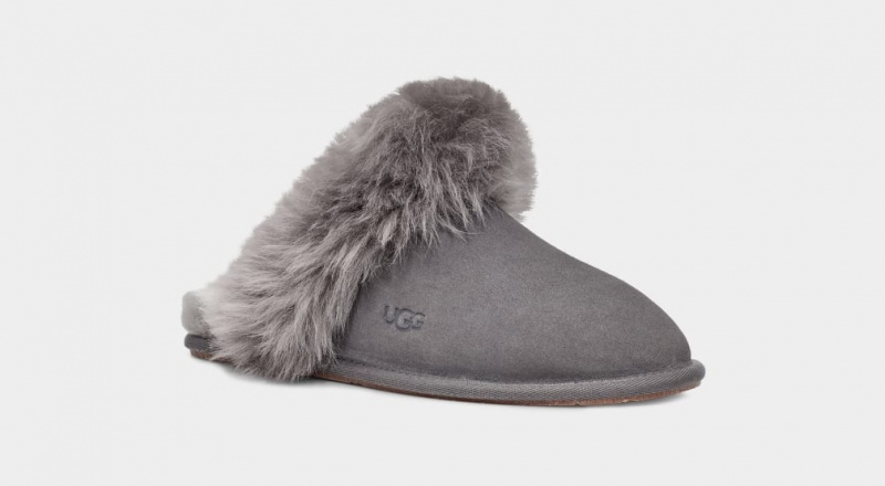 Ugg Scuff Sis Women's Slippers Grey | ZDJLBEF-52