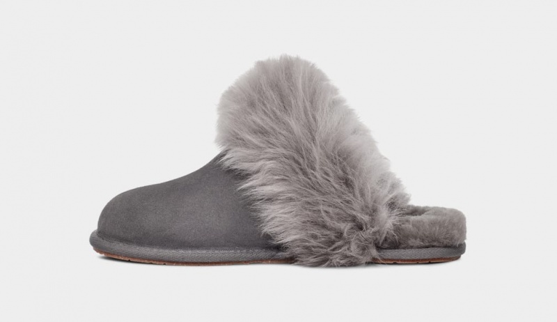 Ugg Scuff Sis Women's Slippers Grey | ZDJLBEF-52