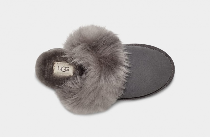 Ugg Scuff Sis Women's Slippers Grey | ZDJLBEF-52