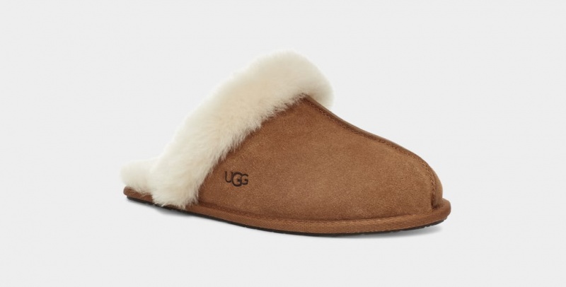 Ugg Scuffette II Women's Slippers Brown | QZNKIDE-85