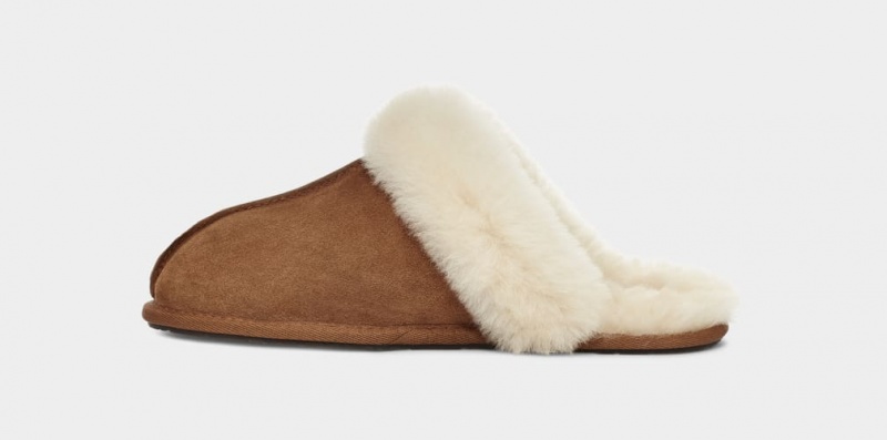 Ugg Scuffette II Women's Slippers Brown | QZNKIDE-85