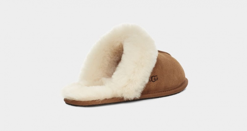 Ugg Scuffette II Women's Slippers Brown | QZNKIDE-85