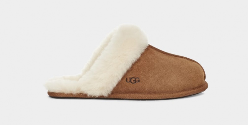 Ugg Scuffette II Women\'s Slippers Brown | QZNKIDE-85