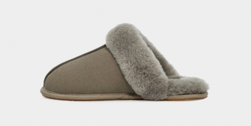 Ugg Scuffette II Women's Slippers Green | QLVUZYJ-27