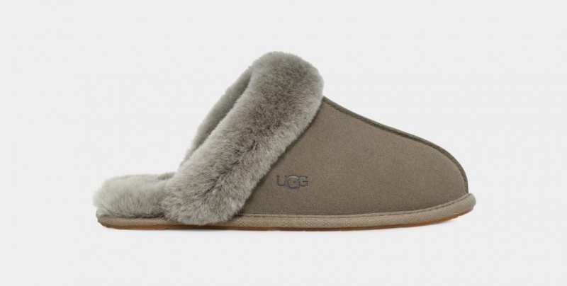 Ugg Scuffette II Women\'s Slippers Green | QLVUZYJ-27