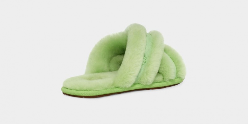 Ugg Scuffita Women's Slippers Green | SBXCJAW-73