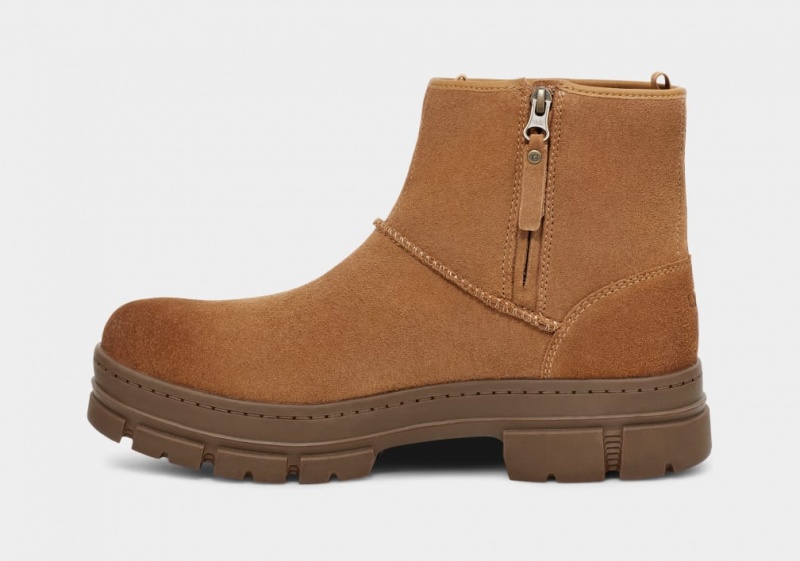 Ugg Skyview Classic Pull-On Suede Men's Boots Brown | YLUIKFR-02