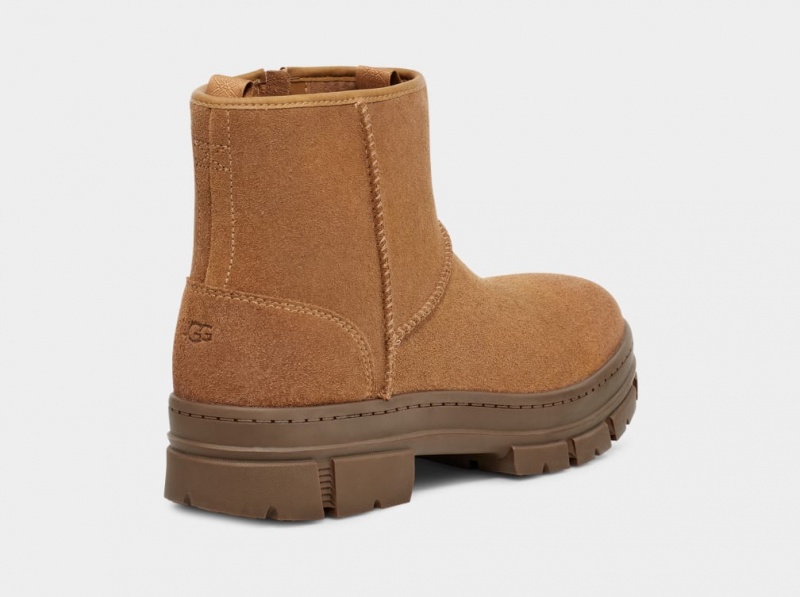 Ugg Skyview Classic Pull-On Suede Men's Boots Brown | YLUIKFR-02