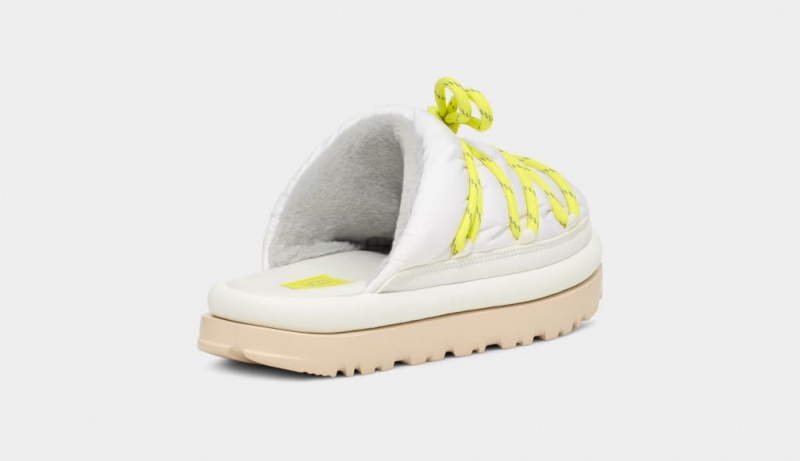 Ugg Spaceslider Tech Women's Moccasins White | TKGFCSN-70