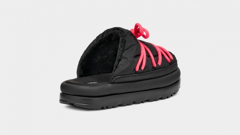 Ugg Spaceslider Tech Women's Slippers Black | FAVTXBO-27