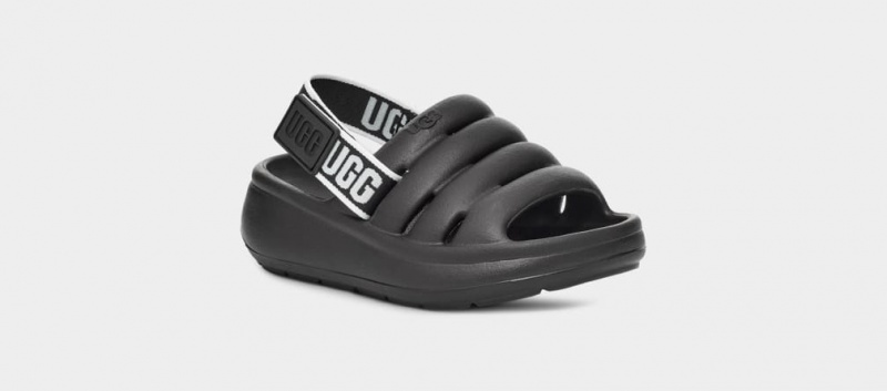 Ugg Sport Yeah Kids' Sandals Black | BJSUZRK-46