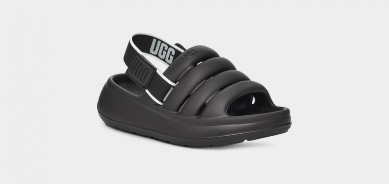 Ugg Sport Yeah Kids' Sandals Black | BUSJFAK-10