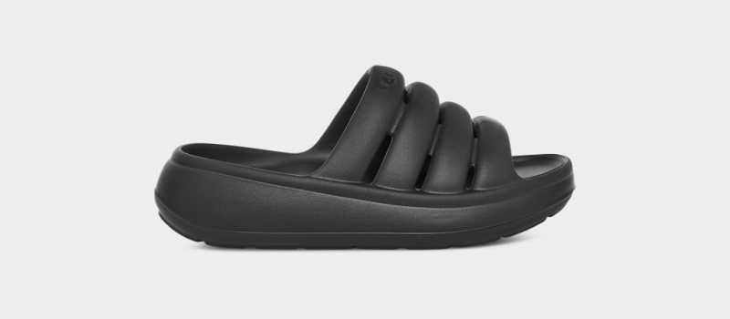 Ugg Sport Yeah Kids' Sandals Black | BUSJFAK-10