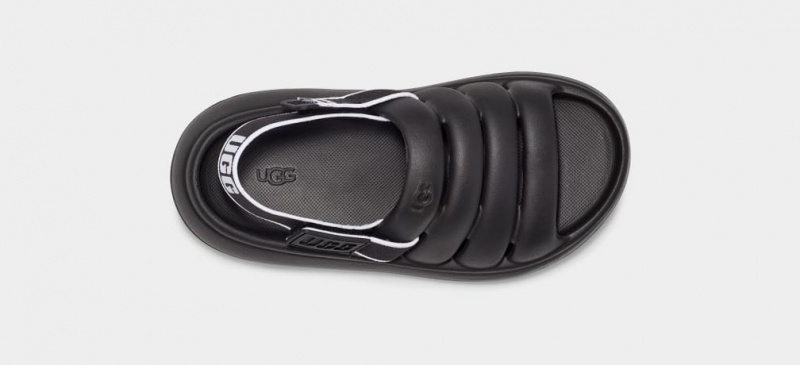 Ugg Sport Yeah Kids' Sandals Black | BUSJFAK-10