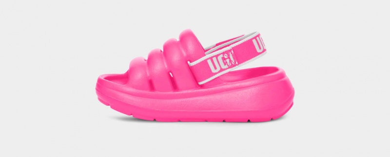 Ugg Sport Yeah Kids' Sandals Pink | DYBGIFQ-48