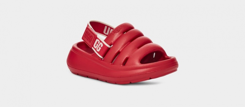 Ugg Sport Yeah Kids' Sandals Red | SEJGHQC-59