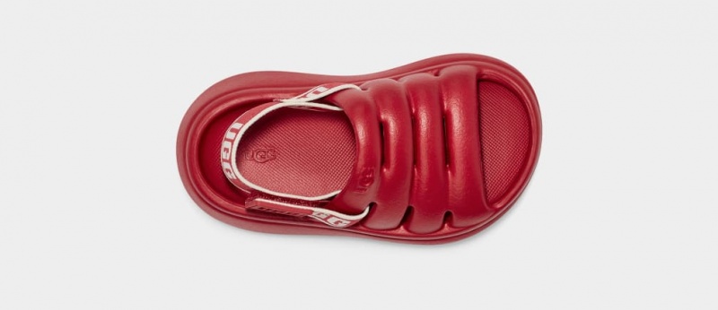 Ugg Sport Yeah Kids' Sandals Red | SEJGHQC-59