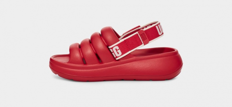 Ugg Sport Yeah Kids' Sandals Red | YLISHBG-84