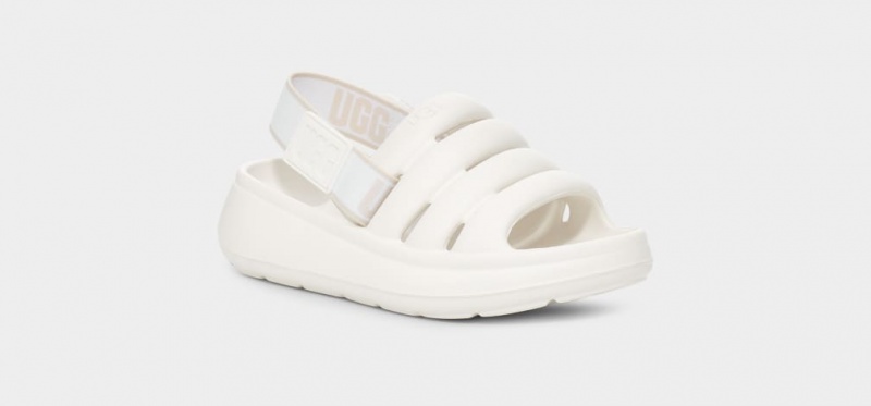 Ugg Sport Yeah Kids' Sandals White | CIVWPHO-86