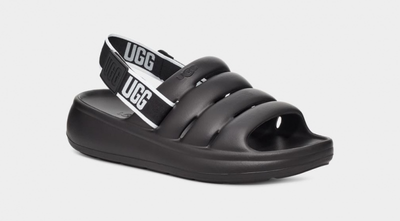 Ugg Sport Yeah Men's Sandals Black | JDXZPSO-46