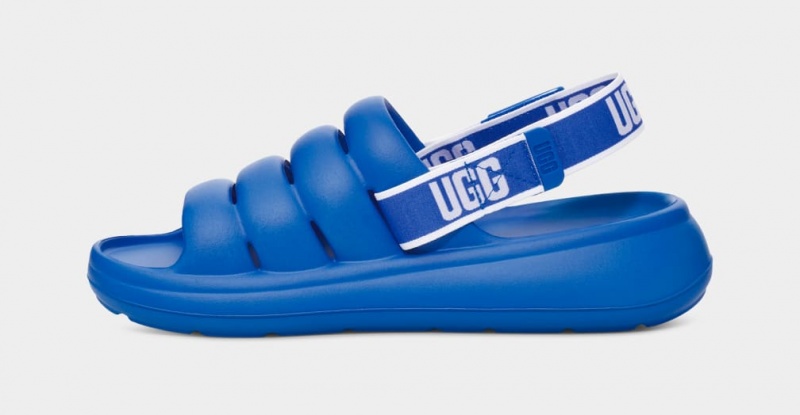 Ugg Sport Yeah Men's Sandals Blue | XDHABLK-04