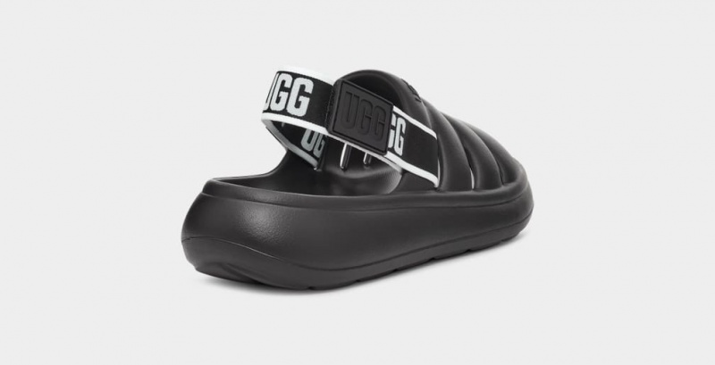 Ugg Sport Yeah Women's Slides Black | ZWGTNXB-36