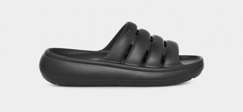 Ugg Sport Yeah Women's Slides Black | ZWGTNXB-36