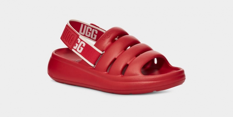 Ugg Sport Yeah Women's Slides Red | JIDWKUB-98