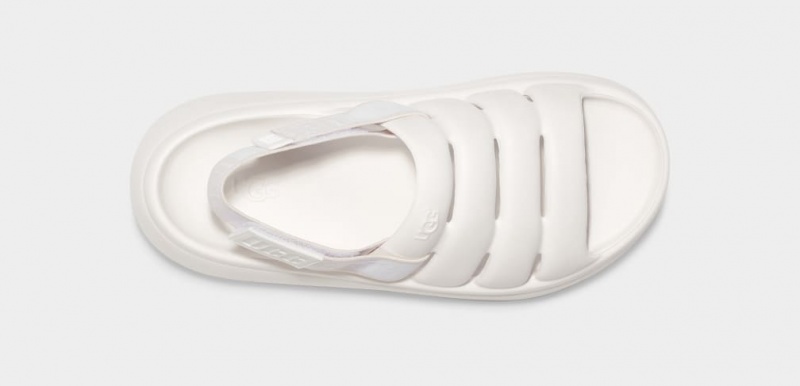 Ugg Sport Yeah Women's Slides White | BVULYRZ-02