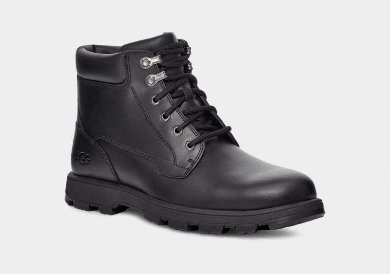 Ugg Stenton Men's Boots Black | YAUCZKG-95