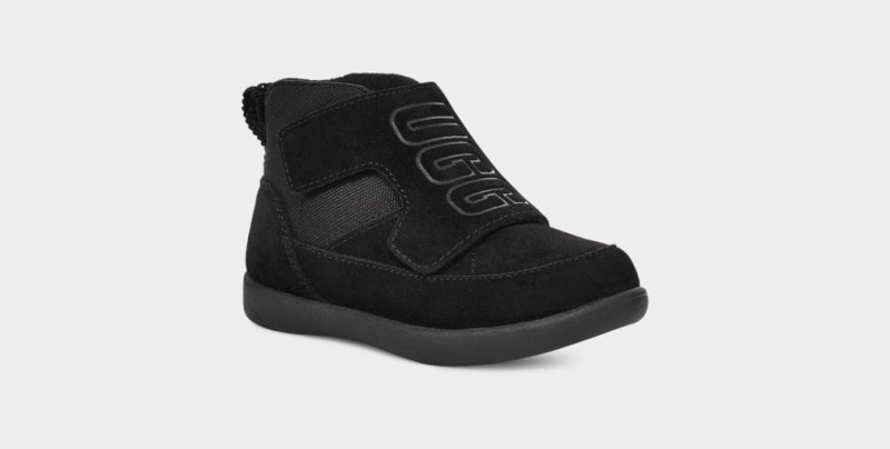 Ugg Stryder Washable Kids' Sneakers Black | UKZYSMG-90