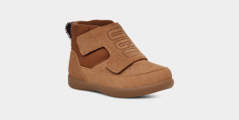 Ugg Stryder Washable Kids' Sneakers Brown | UIVQRSO-79