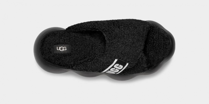 Ugg Sugarcloud Women's Slides Black | EARSLYI-10