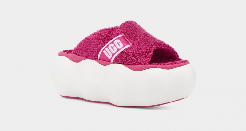 Ugg Sugarcloud Women's Slides Pink | QWHNEKU-90