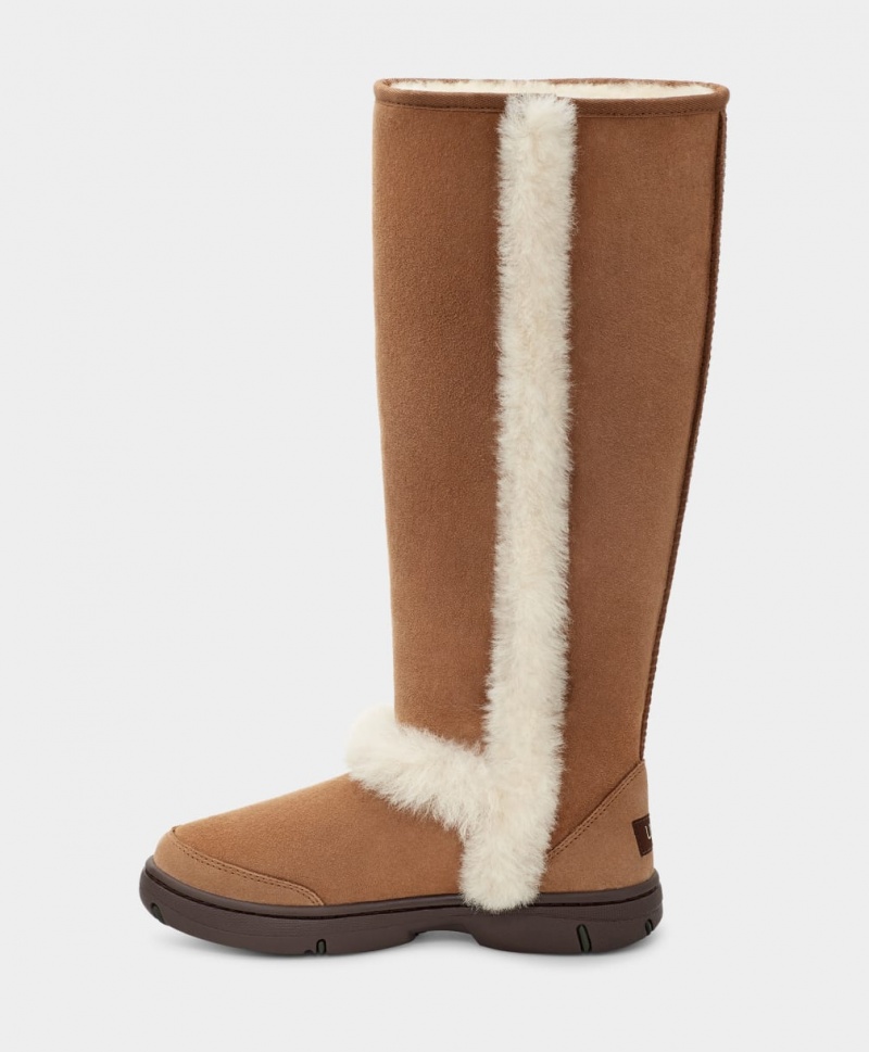 Ugg Sunburst Extra Tall Women's Boots Brown | XCKILAB-35