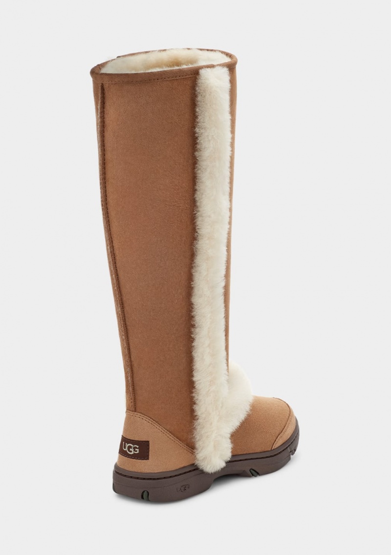 Ugg Sunburst Extra Tall Women's Boots Brown | XCKILAB-35