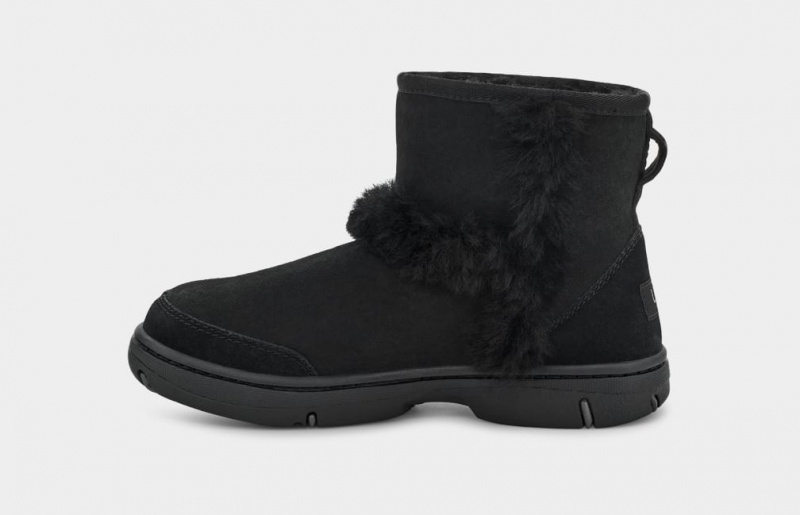 Ugg Sunburst Mini Women's Boots Black | GEVFNLD-04