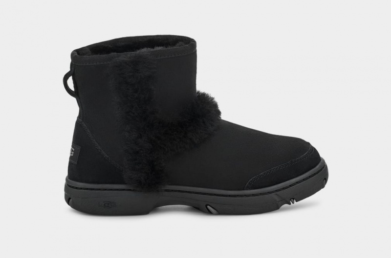 Ugg Sunburst Mini Women\'s Boots Black | GEVFNLD-04