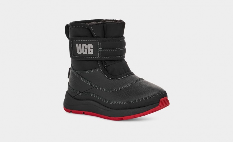 Ugg Taney Weather Kids' Boots Black | PXBOKIF-62