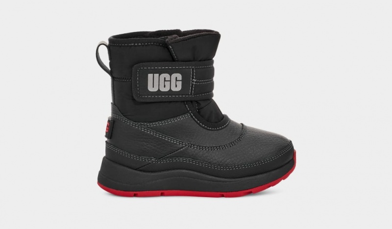 Ugg Taney Weather Kids\' Boots Black | PXBOKIF-62