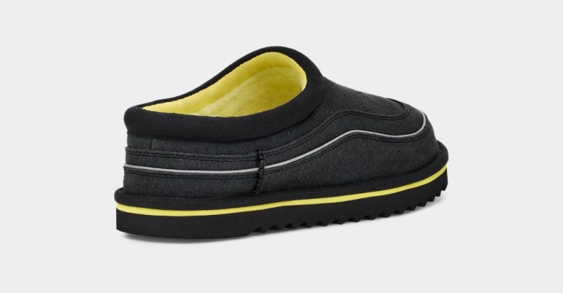 Ugg Tasman Cali Wave Men's Moccasins Black | DYLTKJH-27