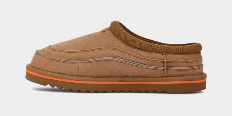 Ugg Tasman Cali Wave Men's Moccasins Brown / Orange | CULVQAK-48