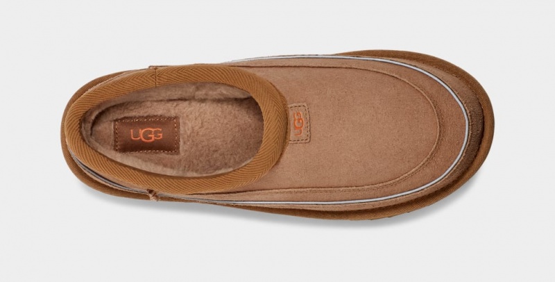 Ugg Tasman Cali Wave Men's Slippers Brown / Orange | MFLVIRW-73